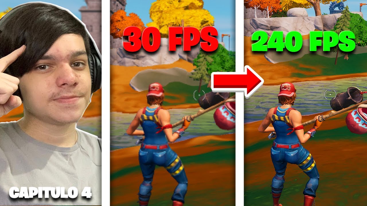 COMO AUMENTAR FPS E REDUZIR INPUTLAG NO FORTNITE! *NOVA OPÇÃO*
