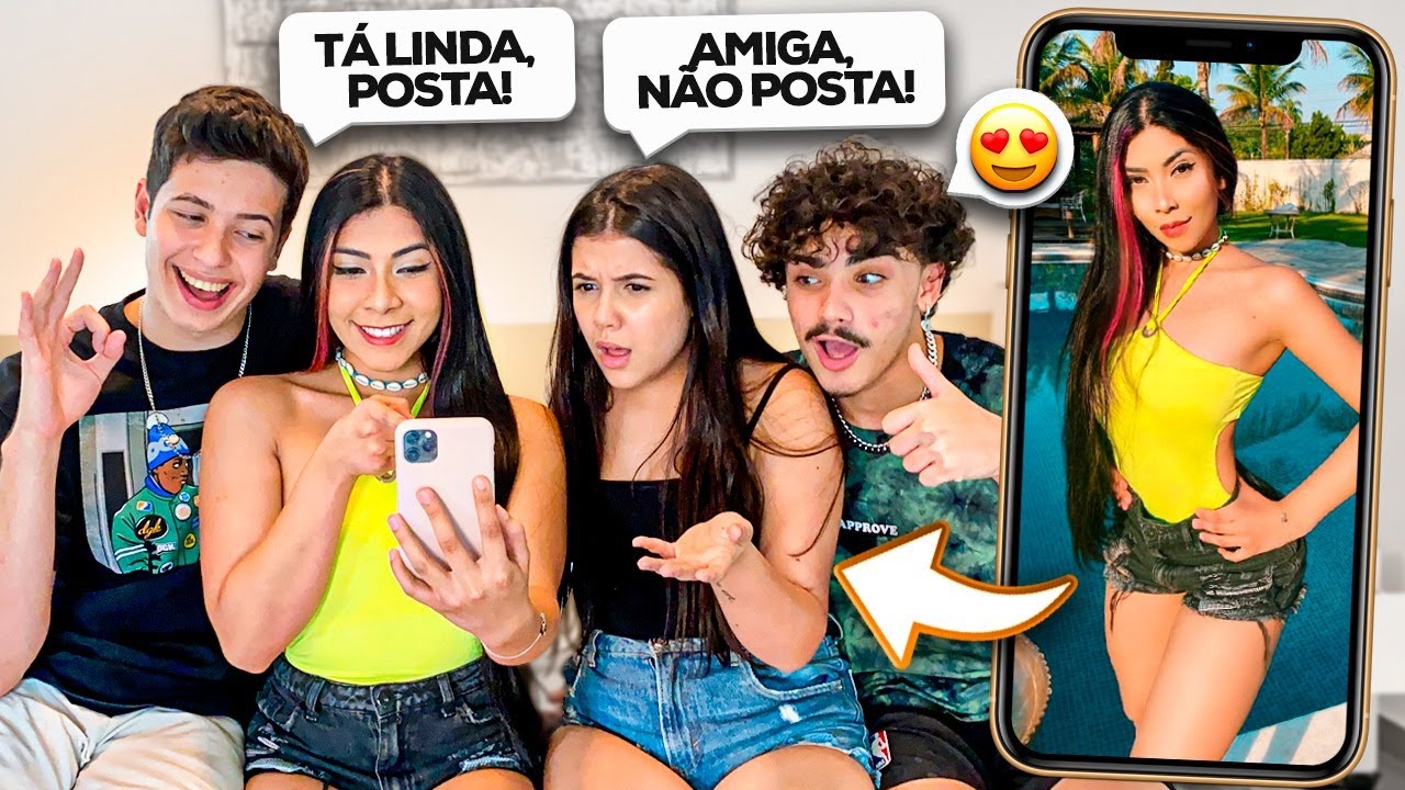 TESTEI A FALSIDADE DOS MEUS AMIGOS YOUTUBERS COM PHOTOSHOP RUIM !!