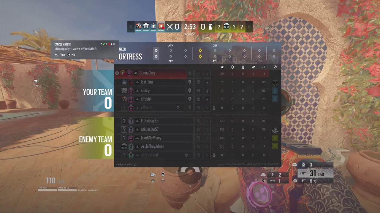 R6 Top Champ Live Xim Matrix