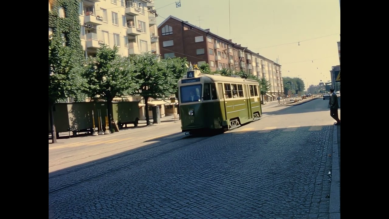 spårvagn. malmö.1964-1966
