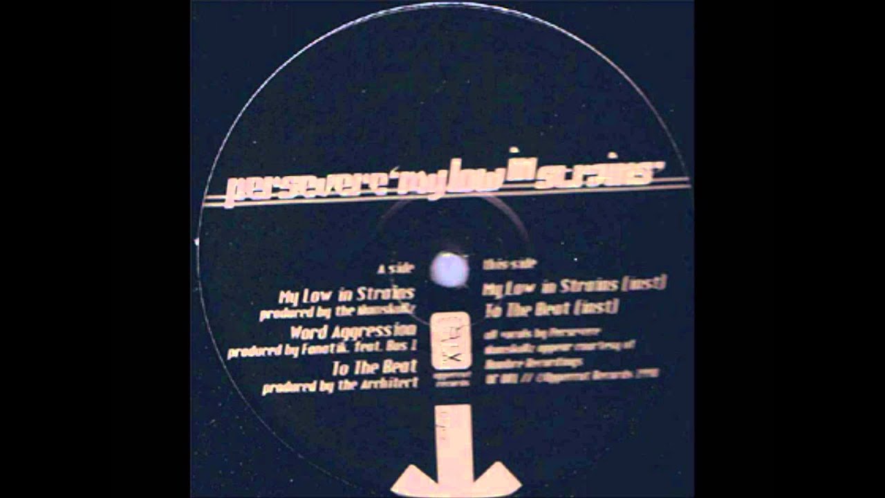 Persevere - My Low In Strains (Instrumental) Produced By The Numskullz - 1998 (12