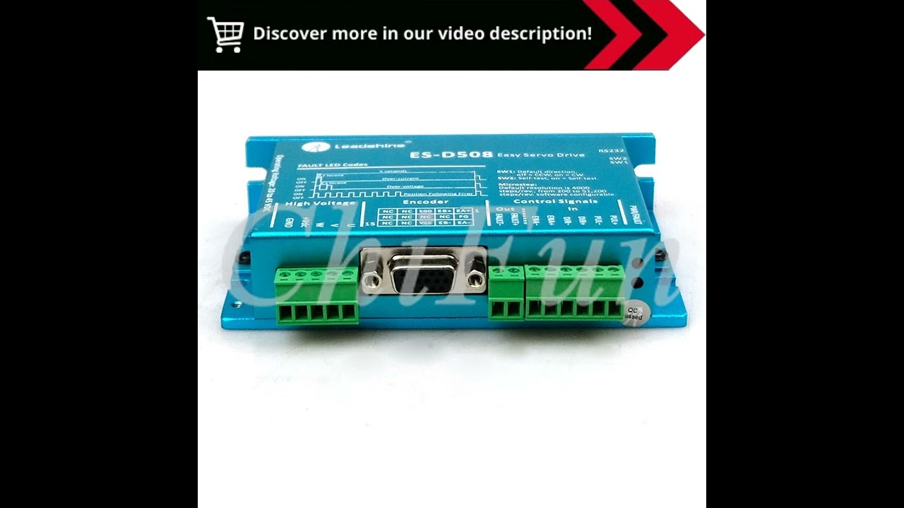 Original Leadshine Easy Servo Drive ES-D508: Unlocking Precision and Efficiency in CNC Machining