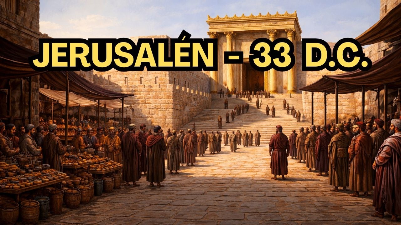 Así era vivir en Jerusalén en el año 33 en tiempos de Jesús (La Crucifixión) (Reconstruido con IA)