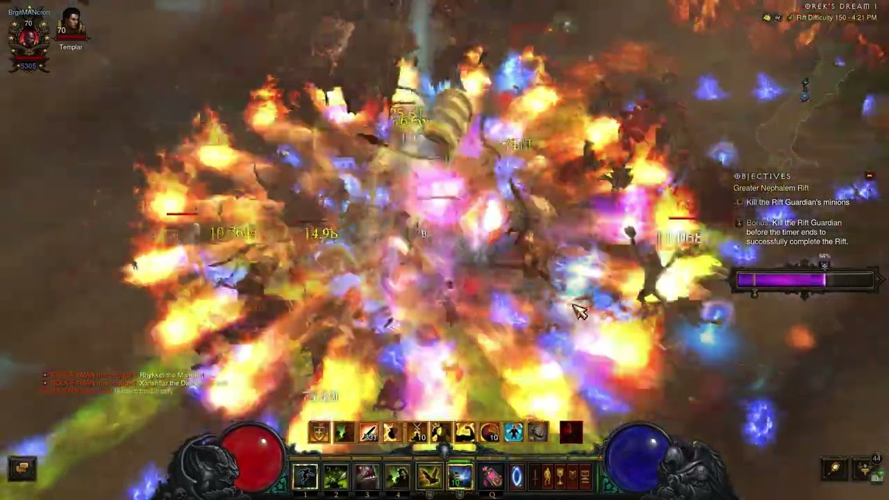 Diablo 3 Season 35, Rank 1 world Witch doctor done with helltooth firebats