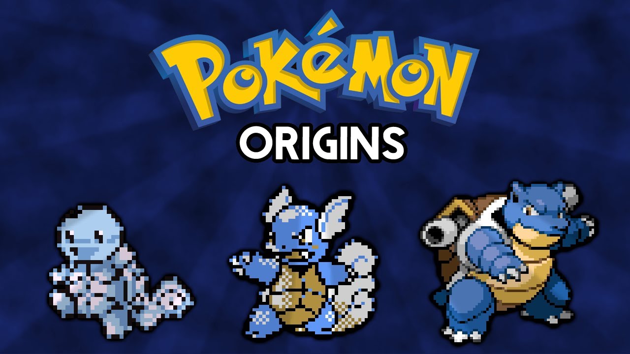 Pokemon Origins | Squirtle, Wartortle and Blastoise
