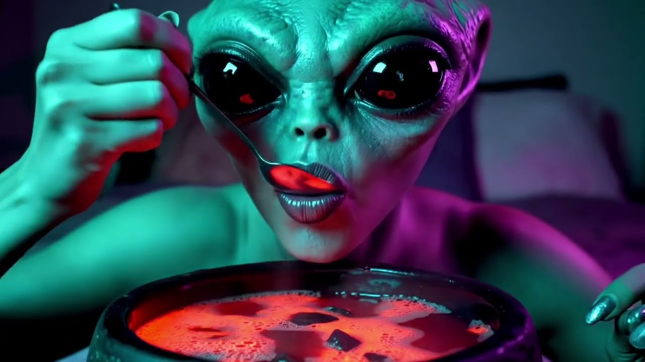 Alien ASMR MUKBANG | Lava Cereal (EP.1)