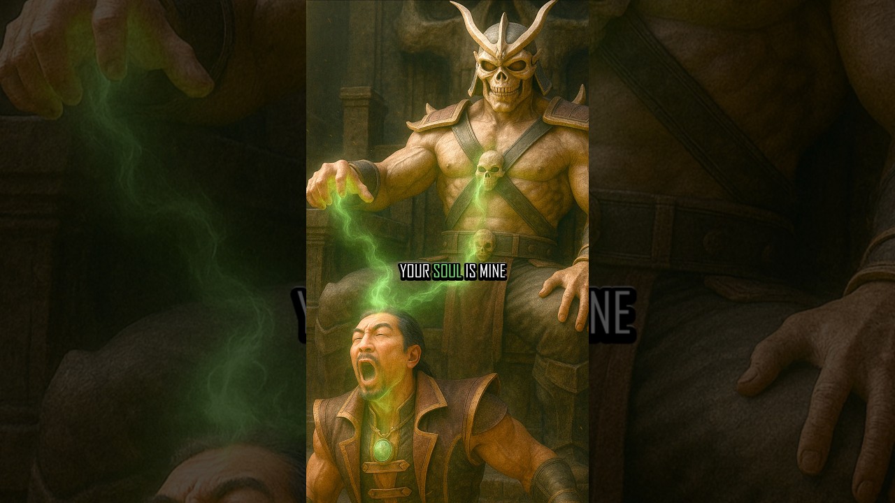 Shao Kahn Destroys Shang Tsung&rsquo;s Soul 😱 | Mortal Kombat 9 Iconic Scene #shorts