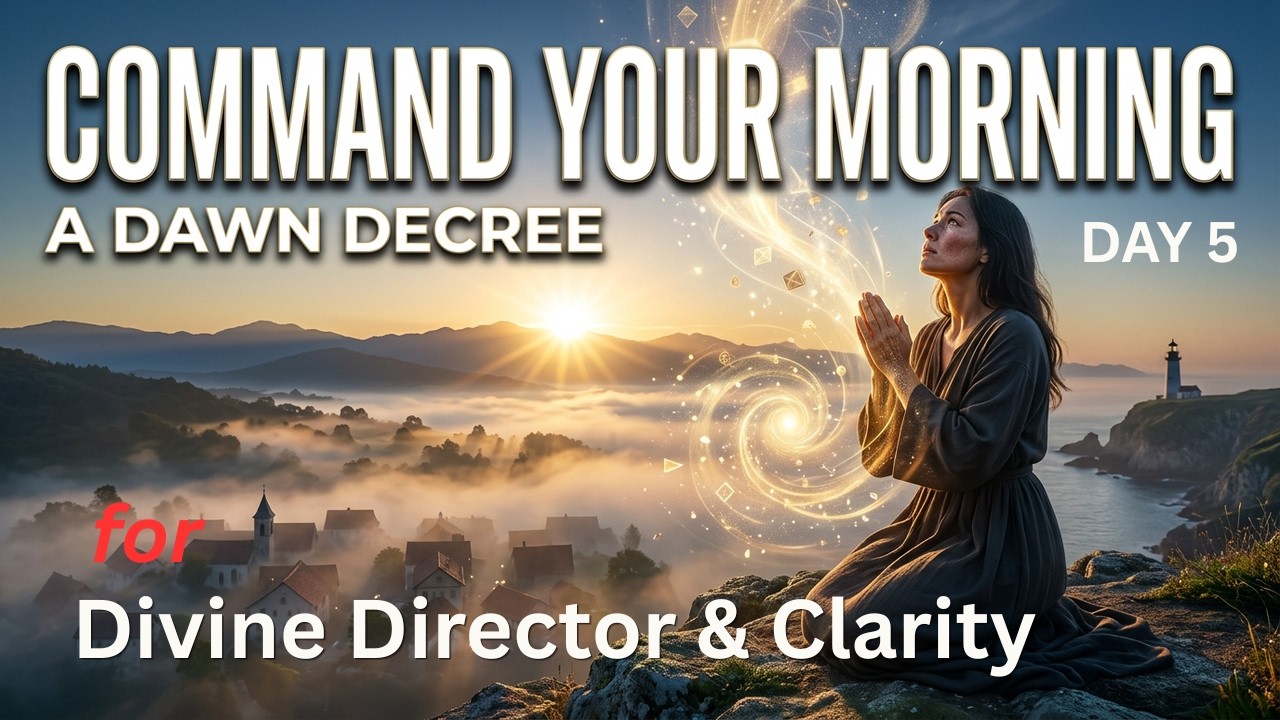Command Your Morning Day 5 |  DIVINE DIRECTION AND CLARITY | THE DAWN DECREE