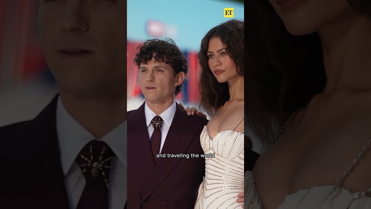 Tom Holland Reacts to Zendaya Arriving to &lsquo;Spider-Man&rsquo; UK Premiere