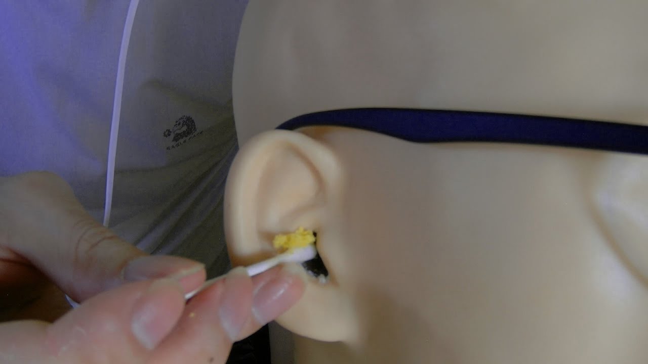 ASMR Your ears are full of earwax '3' - Ear cleaning / Cotton swab / Binaural / No Talking