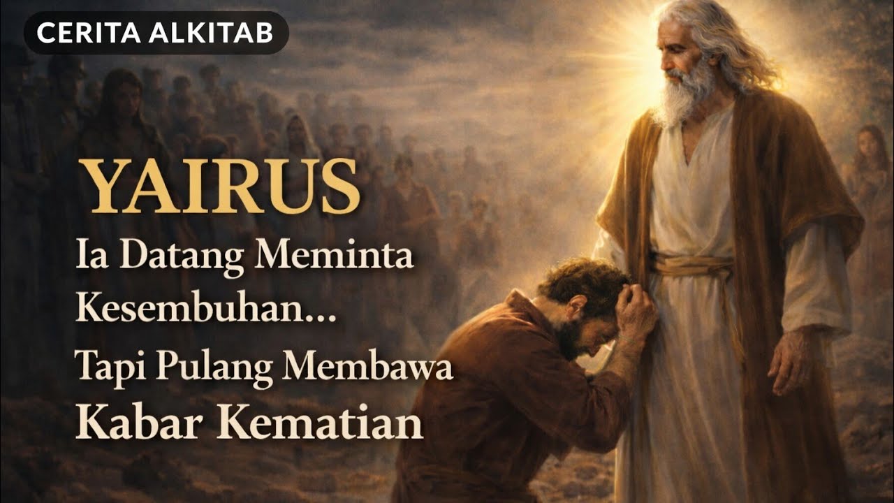 Cerita Alkitab : Yairus — Ia Datang Meminta Kesembuhan… Tapi Pulang Membawa Kabar Kematian