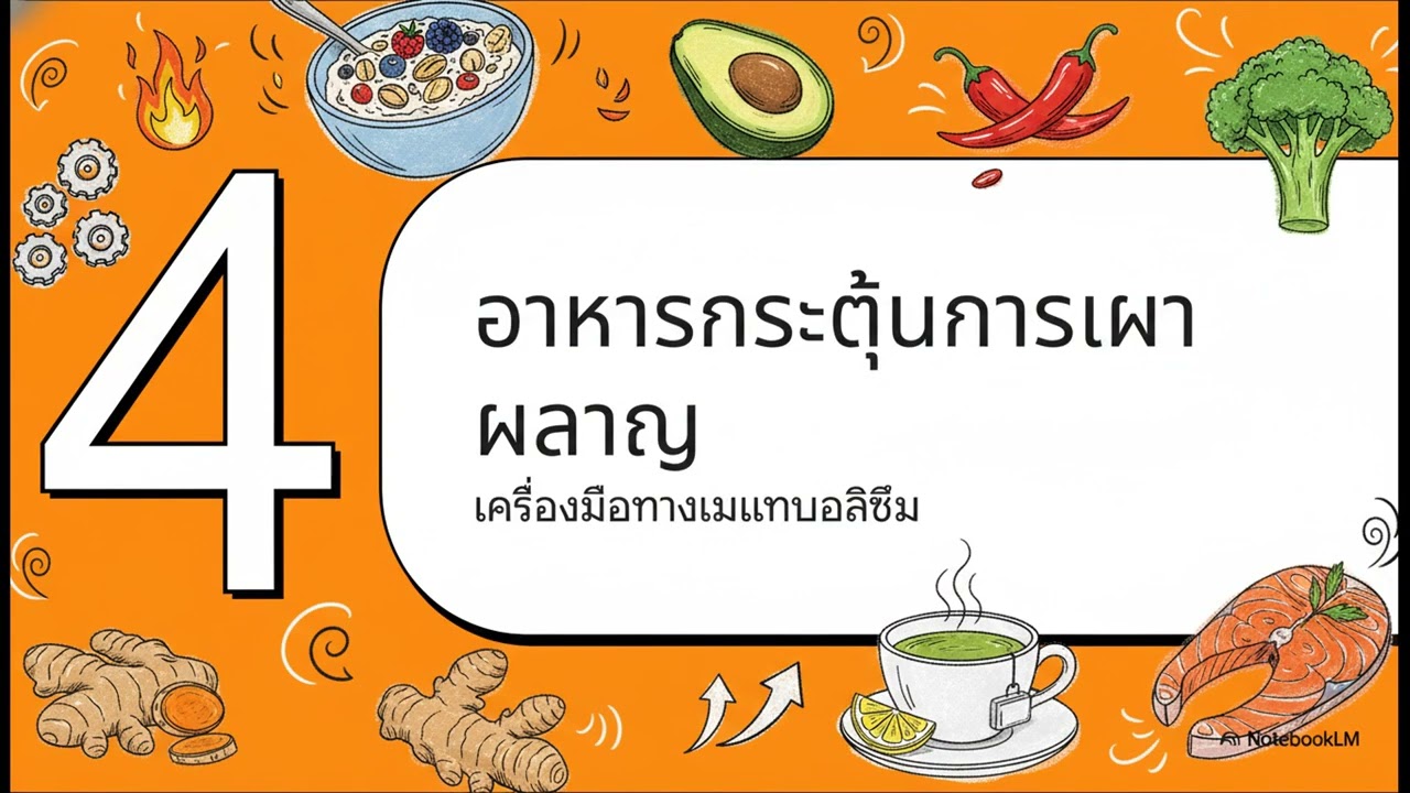 กินเพื่อเผาผลาญไขมันดื้อด้าน และซ่อมแซมร่างกายตามแบบฉบับ Dr. William Li
