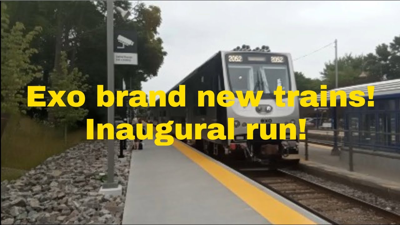 Ride on exo's brand new trains!!! Inaugural run !!