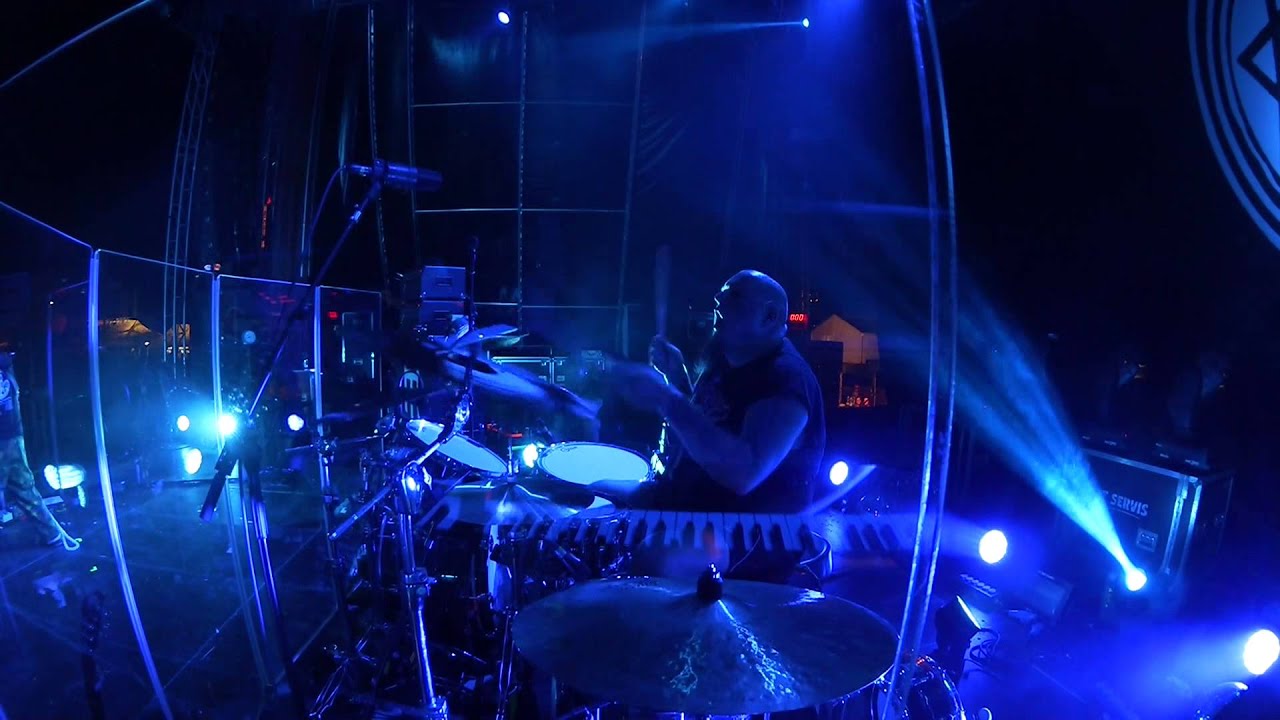 Gas Lipstick HIM Drum Cam All Lips Go Blue, Liberec, Czech Republic