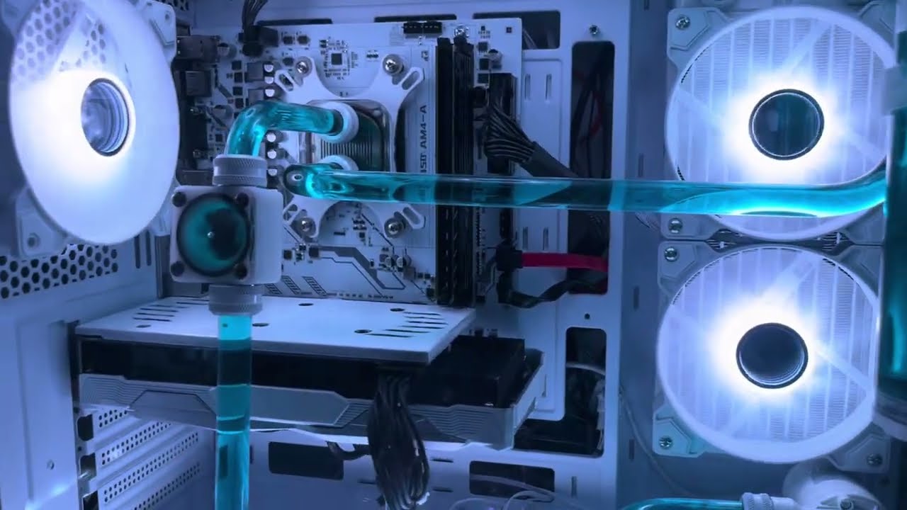 PROCESSO DE MONTAGEM WATER COOLER CUSTOM DO ALIEXPRESS - FICOU INSANO !!