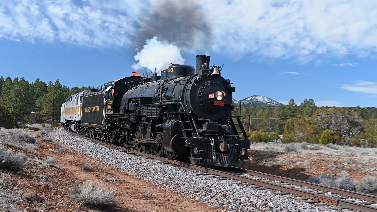 Grand Canyon Railroad 2-8-2 steam engine 