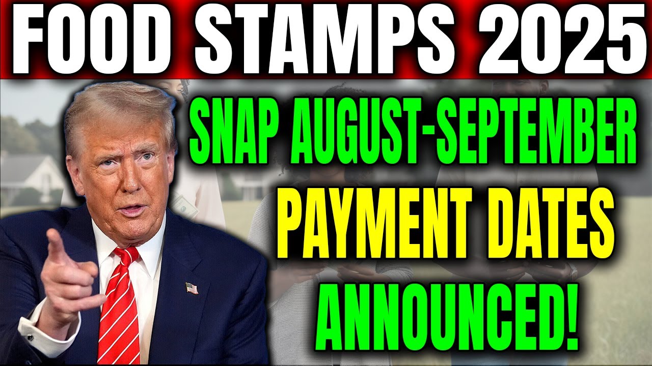 SNAP August&ndash;September 2025 Extra EBT Money & Payment Dates Just Announced!