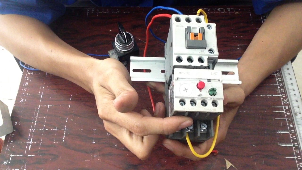 Cách Đấu Rơ Le Nhiệt Cho Động Cơ 1 Pha