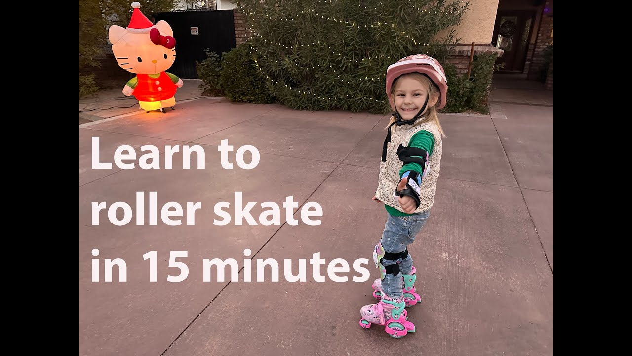 First Time on Skates? Teach Your Kid to Roller Skate in 15 minutes!