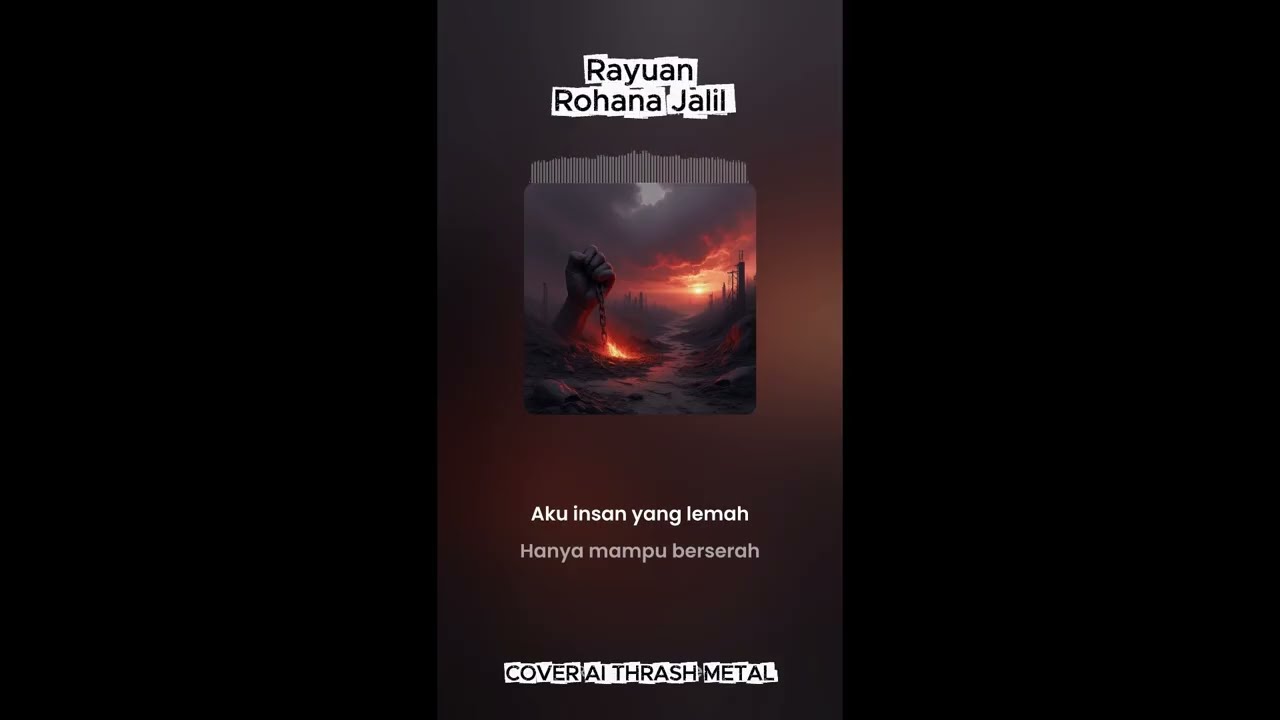 RayuanKu Rohana Jalil / COVER AI THRASH METAL #coversong #heavymetalsongs #tiktokvideo #tiktok
