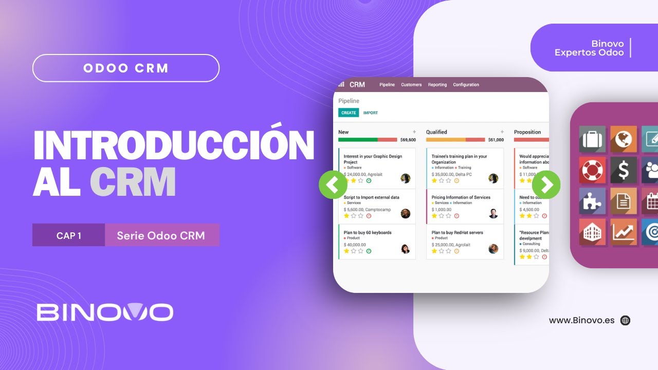 ODOO CRM | Tutorial 1 📌  Introducción Odoo CRM, diferencias entre Iniciativas y Oportunidades