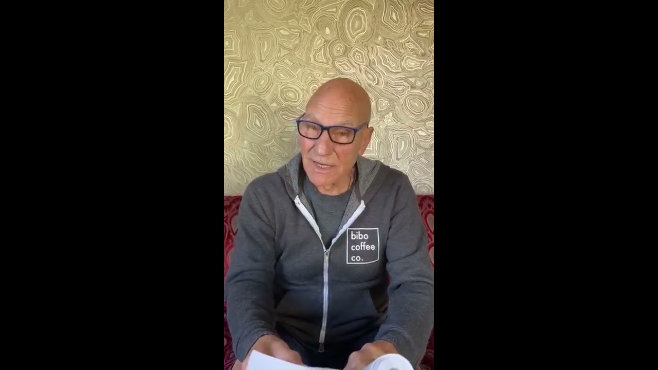 Sonnet 105 by William Shakespeare (read by Sir Patrick Stewart) | 2020.08.06 | #ASonnetADay