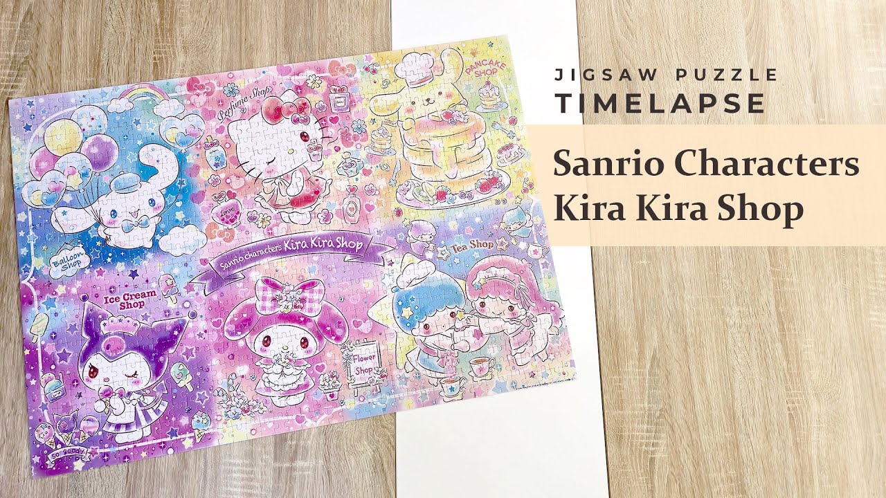 Sanrio Characters Kira Kira Shop 1.000 pcs Jigsaw Puzzle Time Lapse