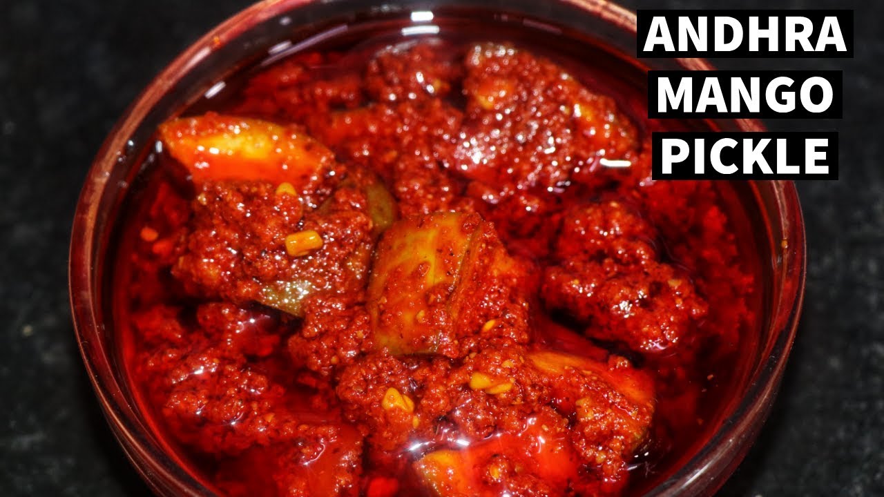 Recipe 120 | Andhra Mango Pickle Recipe | Avakkai Pickle | Avakaya Pachadi | आम का अचार