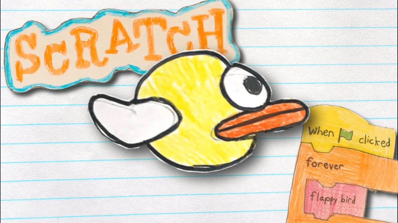 Я создал Flappy Bird на Scratch БЕЗ КОМПЬЮТЕРА!