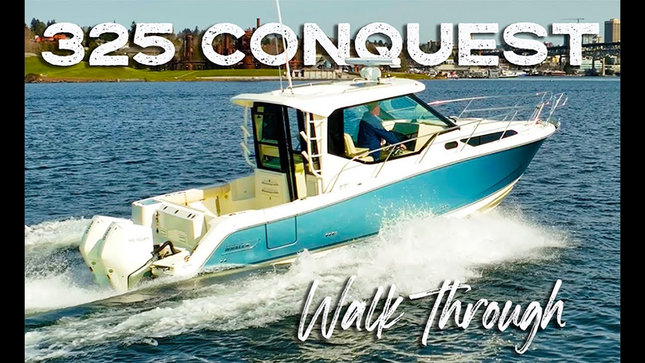 Walk Through of the Boston Whaler 325 Conquest in Downtown Seattle
