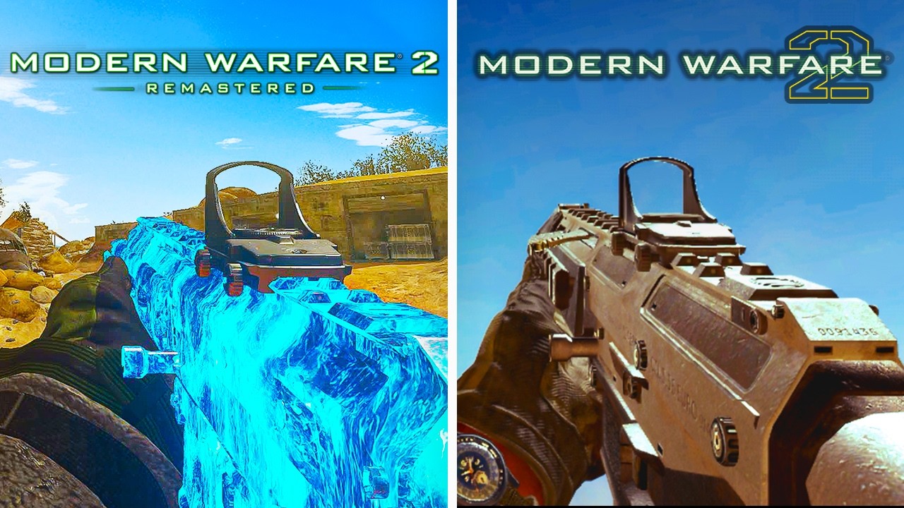 Обновленная версия Modern Warfare 2 против OG MW2!