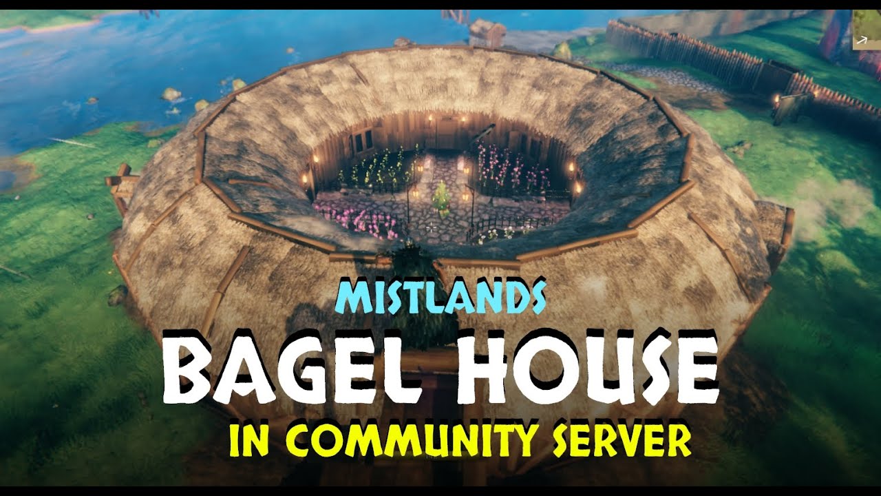 Valheim Mistlands: I BUILT A BAGEL HOUSE IN COMMUNITY SERVER!