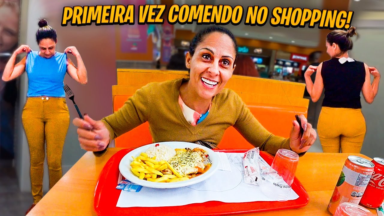 LEVEI MINHA MÃE PARA ALMOÇAR E COMPRAR ROUPAS NO SHOPPING!!❤️