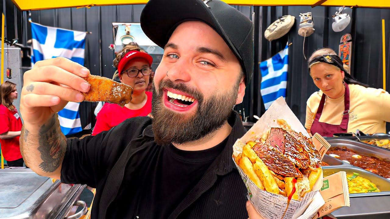 24 HORAS PROVANDO COMIDAS DE RUA NA GRÉCIA