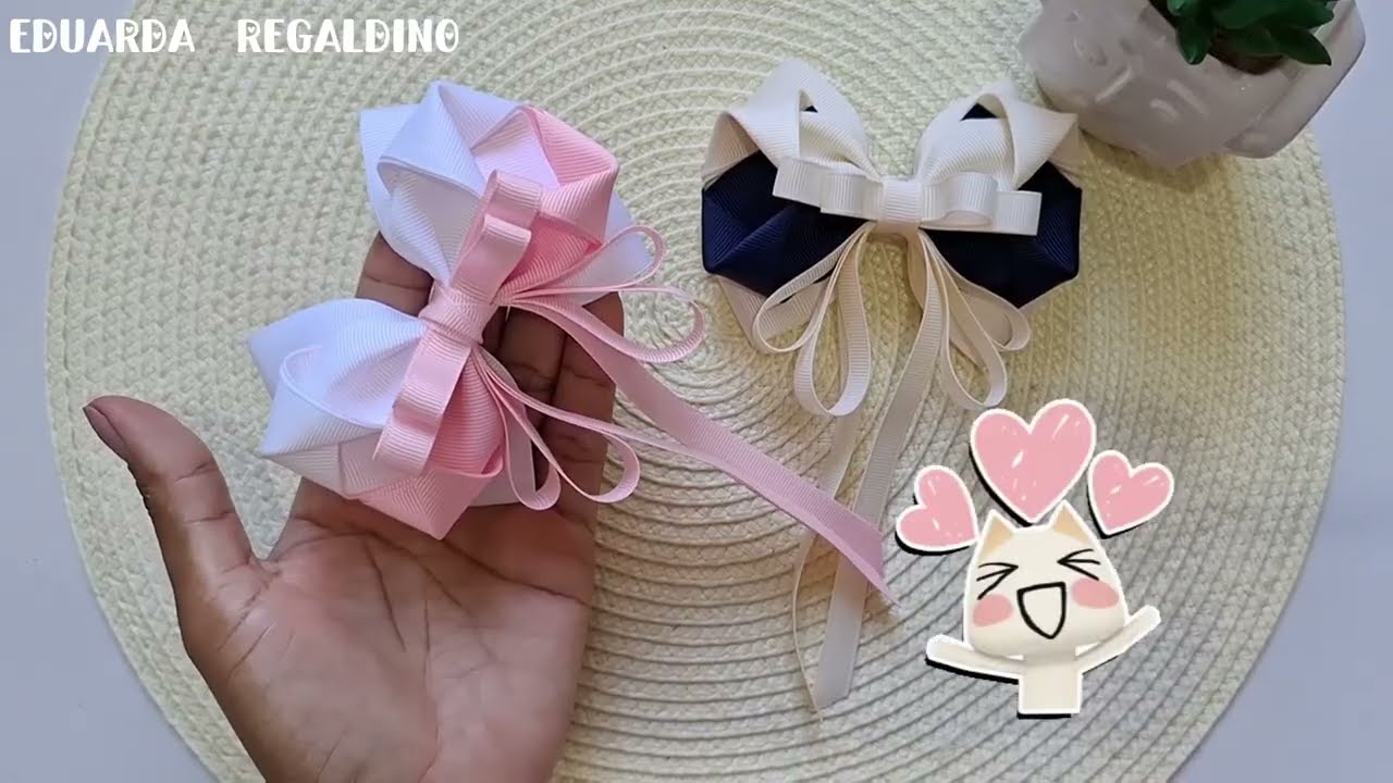 LAÇO SIMPLES e FÁCIL ✅️ LAÇO Princesinha❤️
