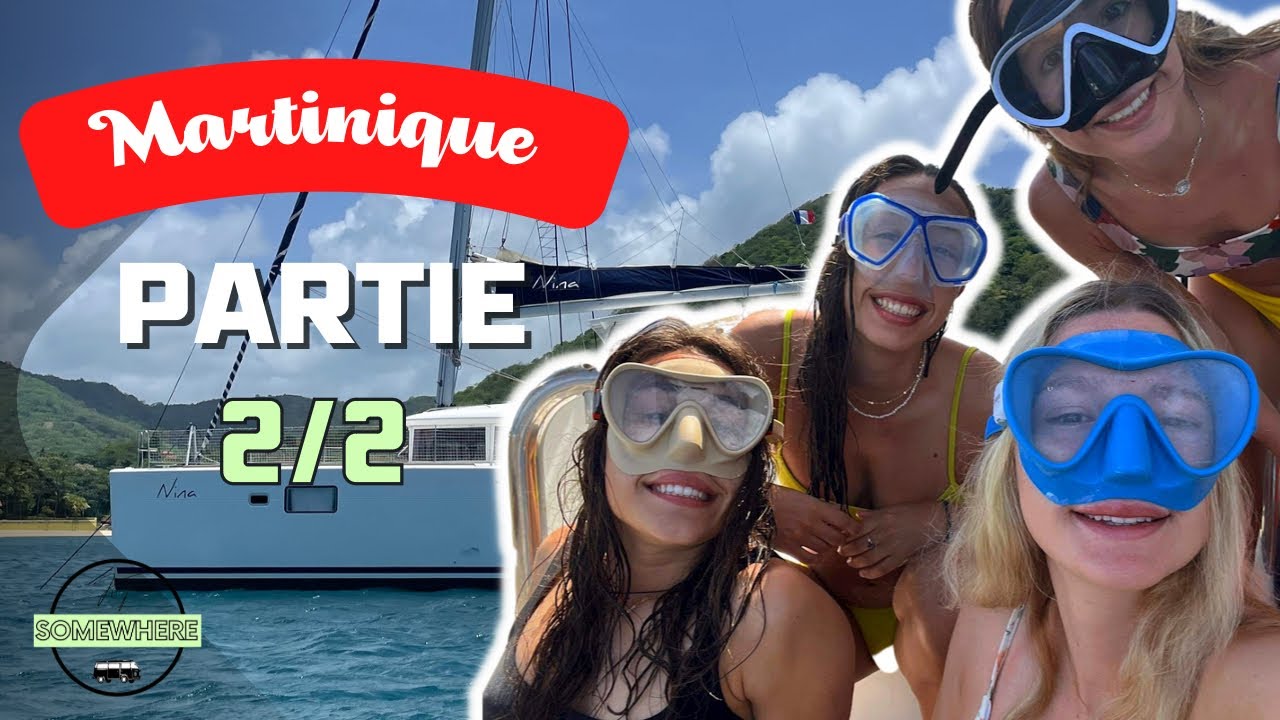 10 JOURS EN CATAMARAN DANS LES CARAÏBES PARTIE 1!!! | Martinique Vlog_25