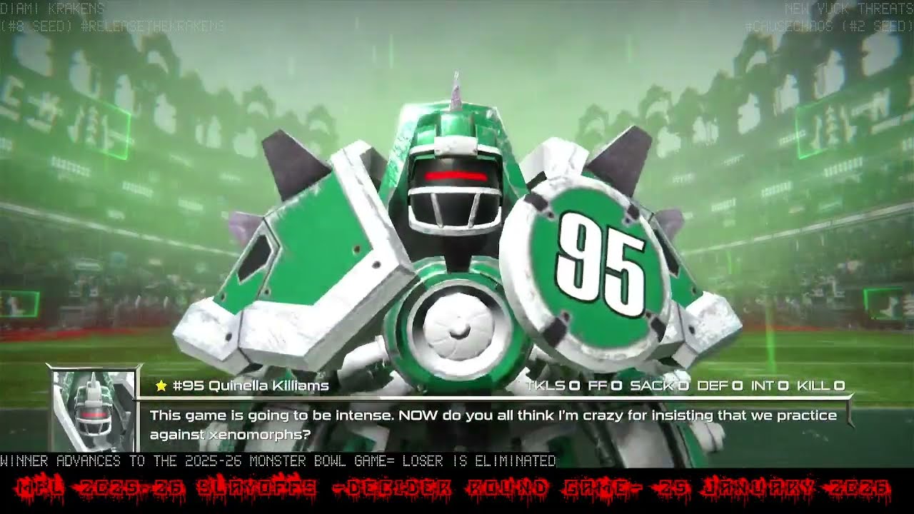 MFL 2025 26 SLAYOFFS Decider Round Showdown Diami Krakens @ New Yuck Threats