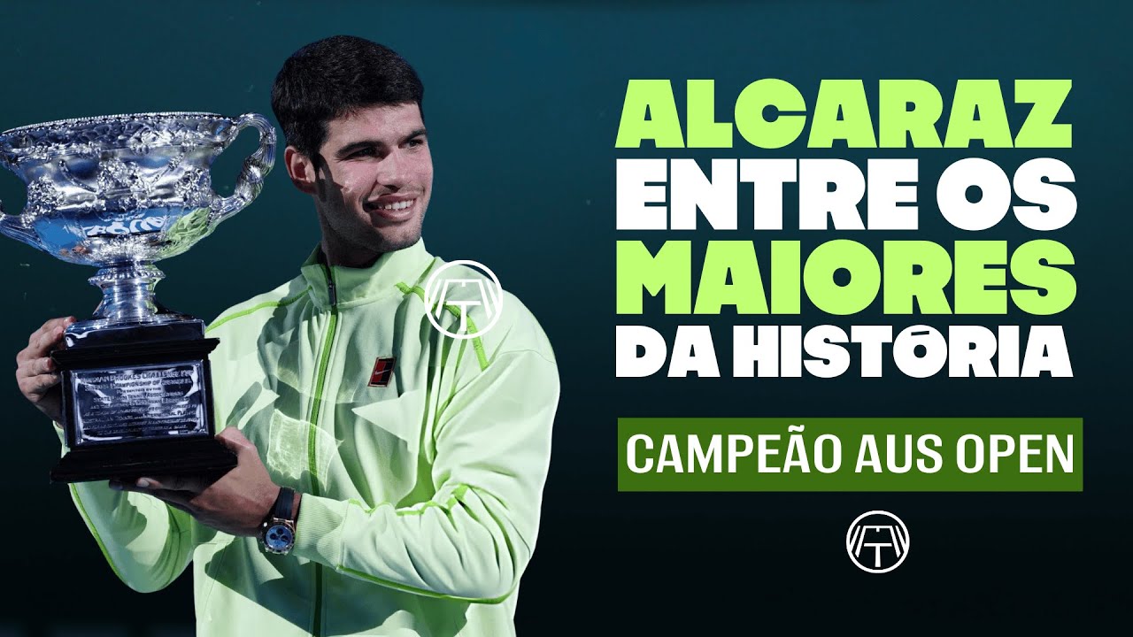 ALCARAZ VENCE O AUSTRALIAN OPEN E ESTÁ ENTRE OS MAIORES DA HISTÓRIA | Cortes da Live