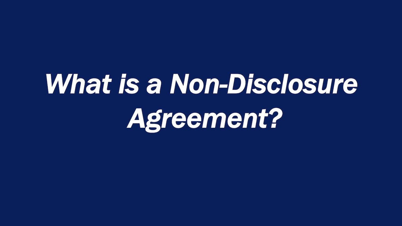 What is a Non-Disclosure Agreement (NDA)?