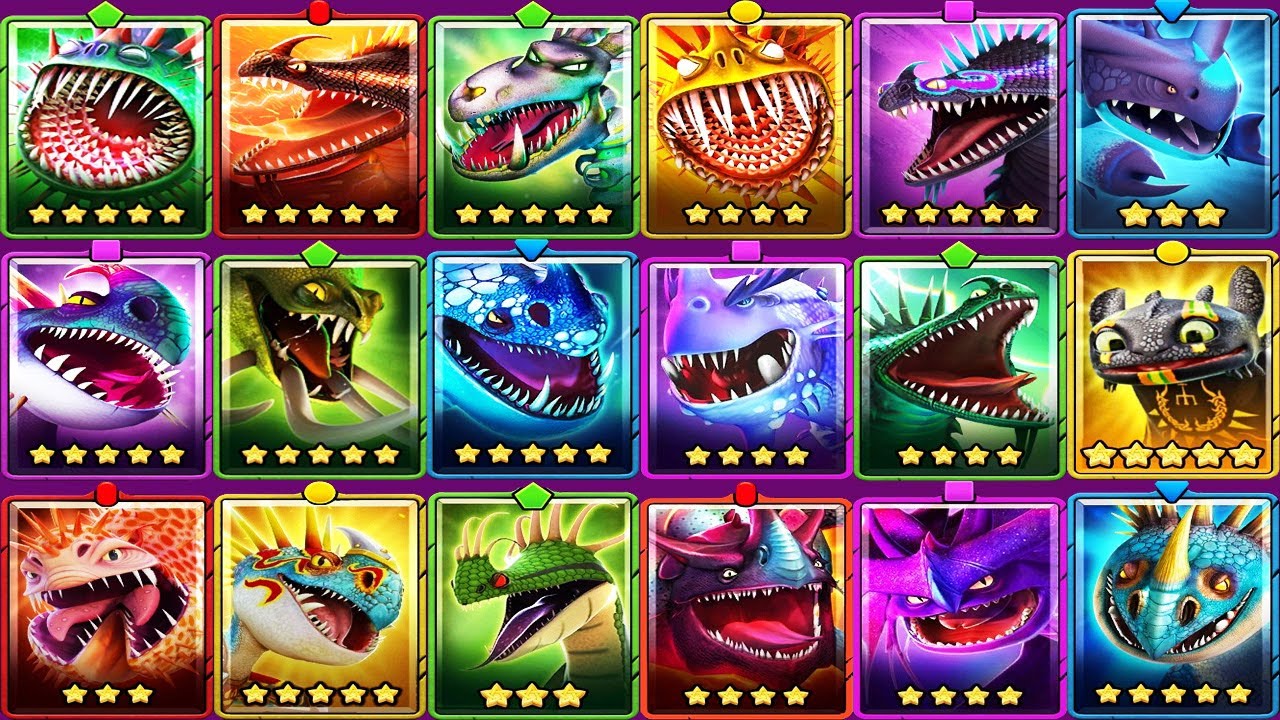 ALL DRAGONS (PART 1) - Dragons: Titan Uprising