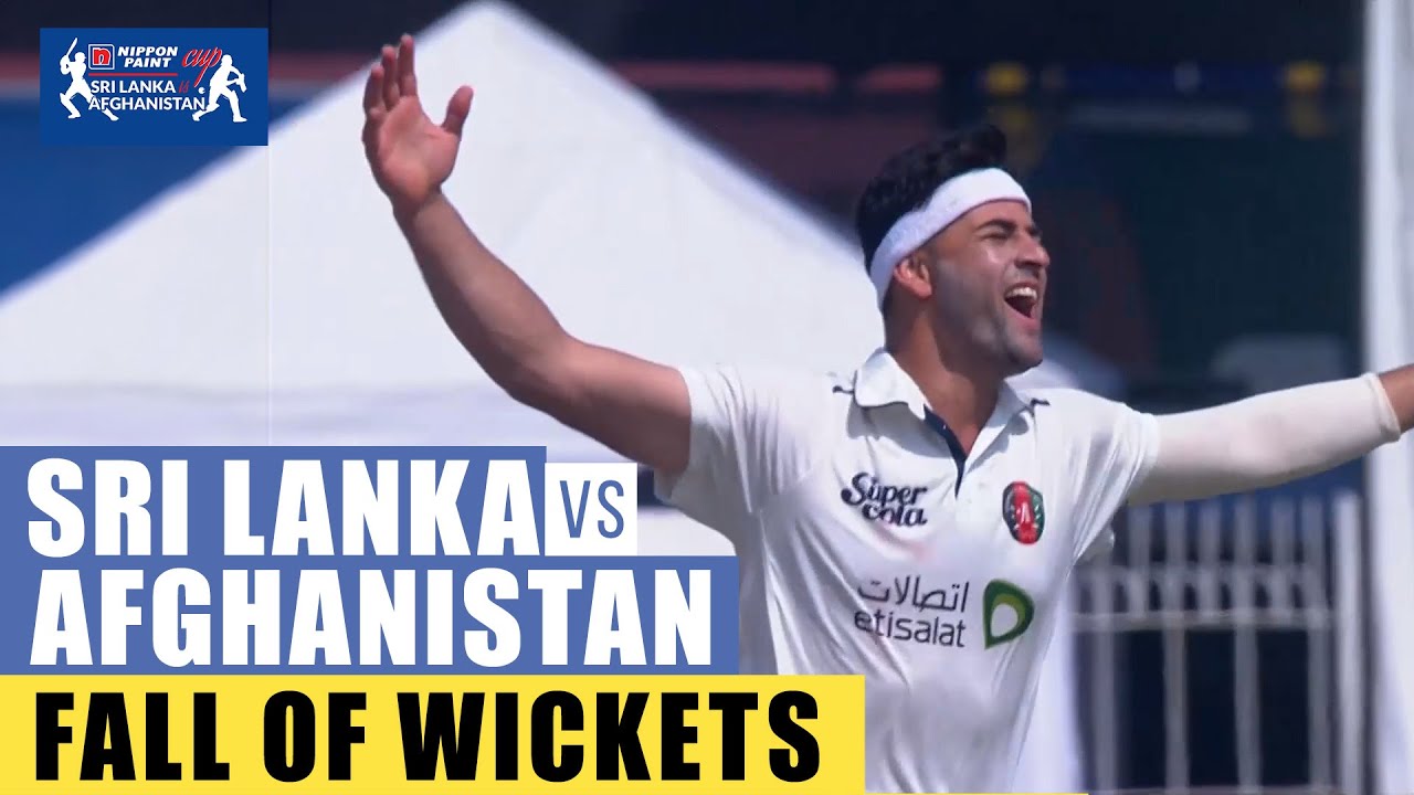 Afghanistan Tour Of Sri Lanka | 1st Test - Day 3 | Fall Of Wickets | 4th February 2024
