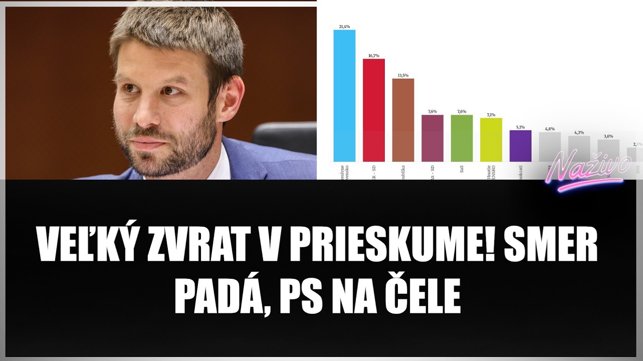 VEĽKÝ ZVRAT V PRIESKUME! SMER PADÁ, PS NA ČELE! Ako by sa zaplnili kreslá?