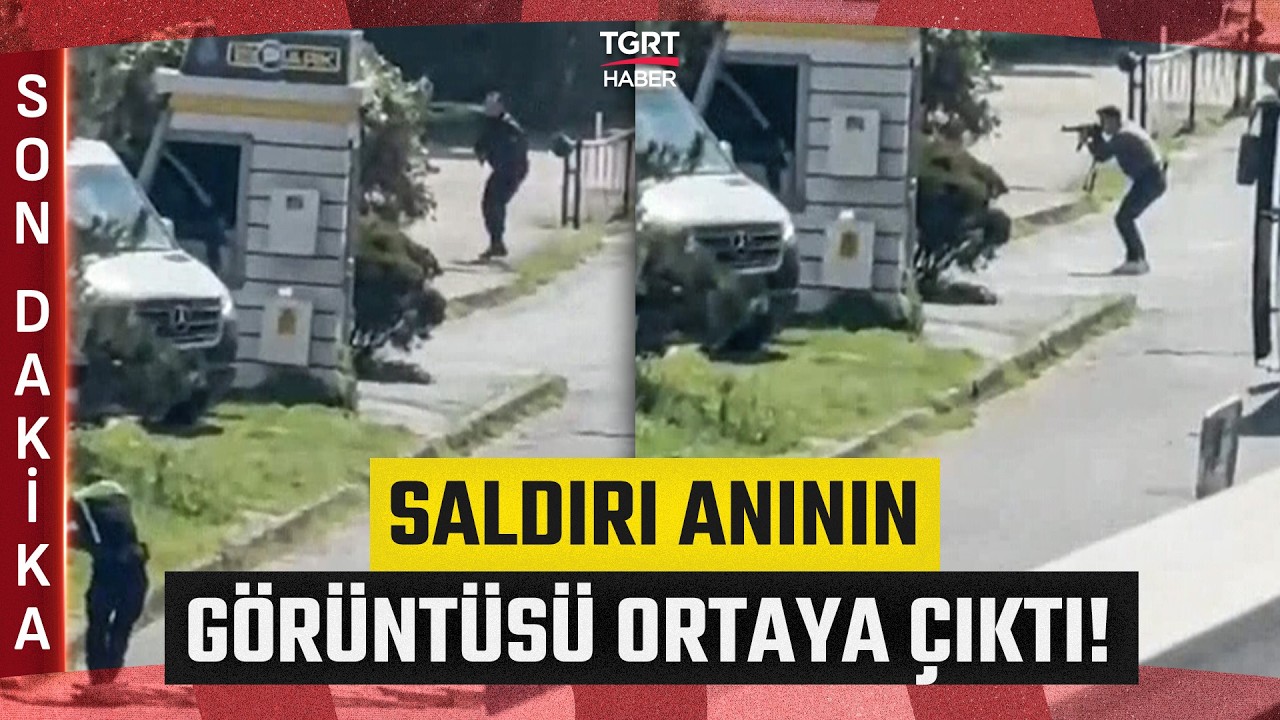 #SONDAKİKA | Saldırın Anının G&ouml;r&uuml;nt&uuml;leri Ortaya &Ccedil;ıktı! İsrail Konsolosluğu &Ouml;n&uuml;nde Silah Sesleri