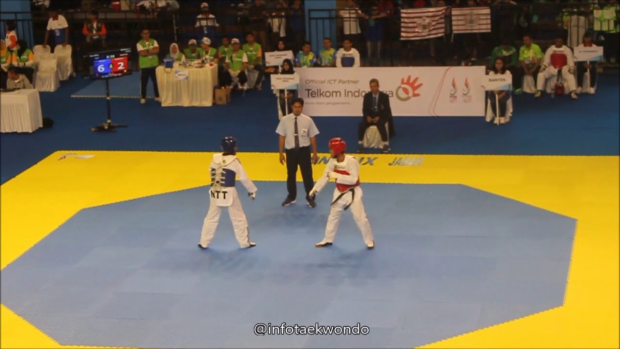 Ramdoni BANTEN VS ROCKY NTT - TAEKWONDO PON 2016