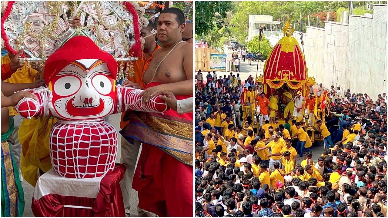 Jagannath Rath Yatra 2025 Hyderabad | Banjara hills Jagannath Swamy Temple Ratha Yatra in Hyderabad
