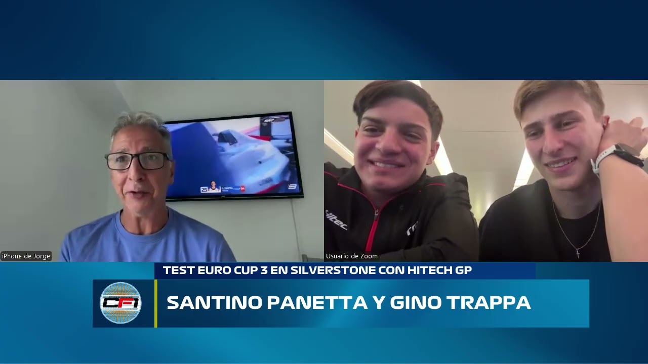 ENTREVISTA CON SANTINO PANETTA Y GINO TRAPPA, PILOTOS HITECH GP EN EURO CUP 3