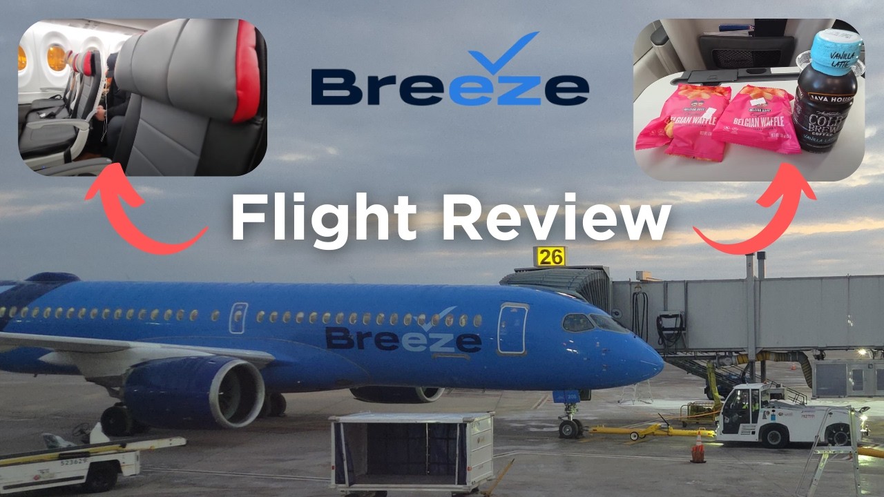 Я попробовал первый класс Breeze Airways, и это было потрясающе!