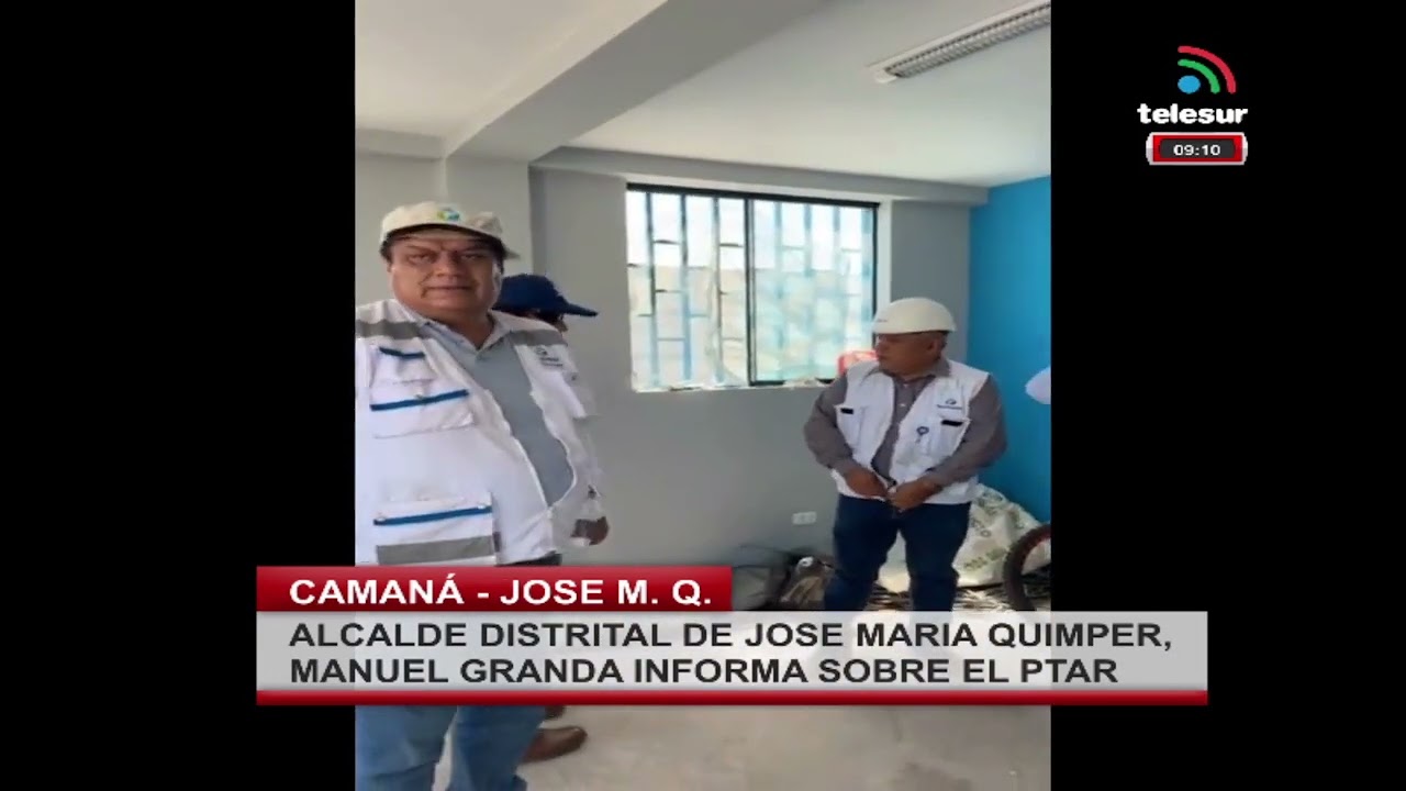 ENTREVISTA CON EL ALCALDE DISTRITAL DE JOSE MARIA QUIMPER, MANUEL GRANDA CARNERO - #camana