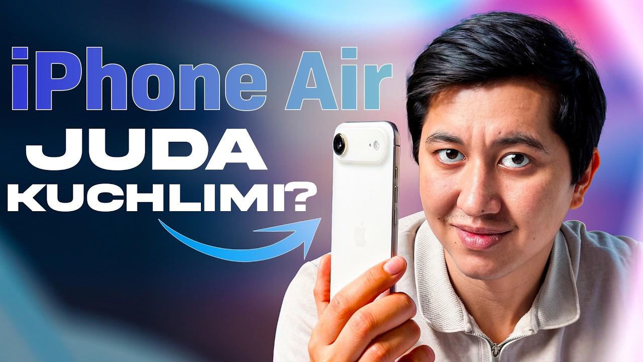IPHONE AIR SOTIB OLDIM | TO'LIQ OBZOR O'ZBEK TILIDA