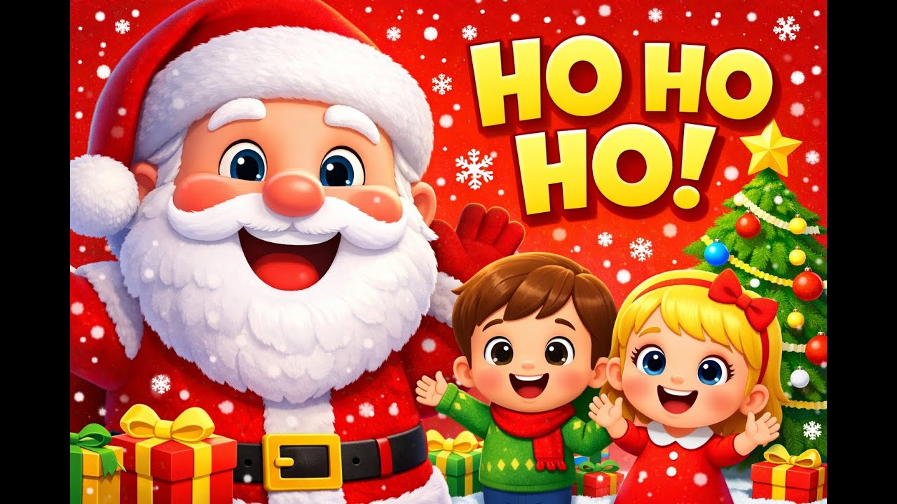 Merry Christmas Ho Ho Ho 🎄 | Christmas Song for Kids | Pop Kids School